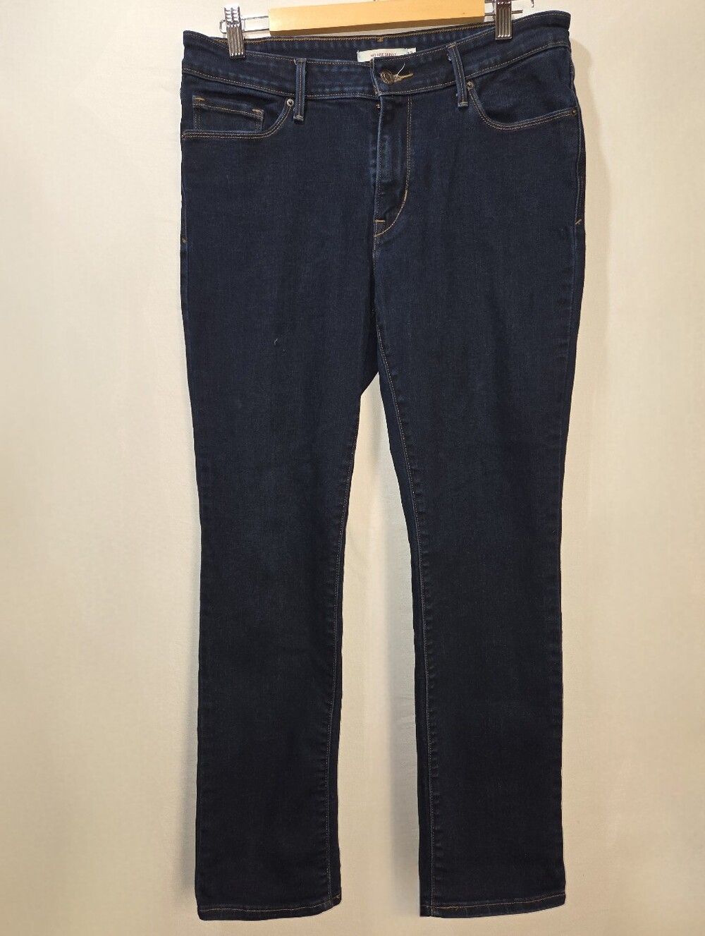 Levi Strauss & Co Classic Mid Rise Skinny Jeans Size 12 Rinsed Indigo